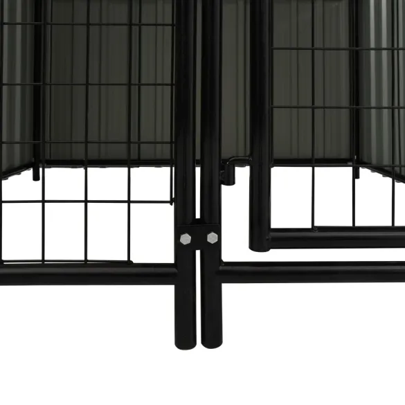 Padoc Exterior Câini - Oțel Zincat | Livrare Gratuită