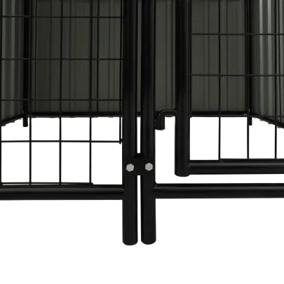 Padoc Exterior Câini - Oțel Zincat | Livrare Gratuită