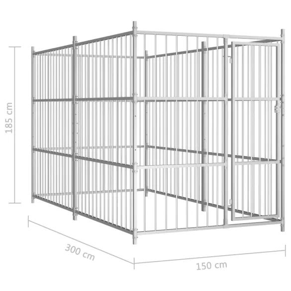 Padoc Exterior Câini - 300x150x185 cm | Gratis Transport