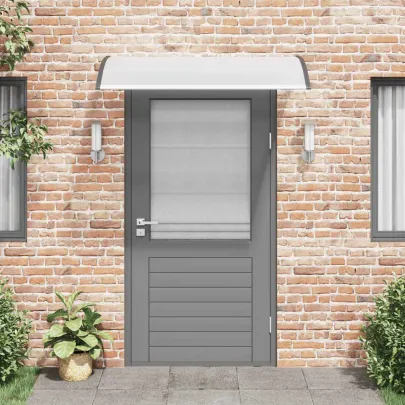 Copertină ușă policarbonat 150x75 cm - Livrare gratuită