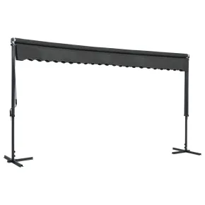 Copertină Independentă Antracit 500x300 cm | Livrare Gratuită 2