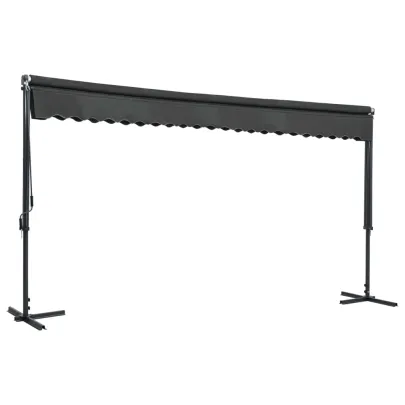 Copertină Independentă Antracit 500x300 cm | Livrare Gratuită