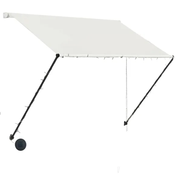 Copertină retractabilă cu LED - 200x150 cm - Livrare gratuită