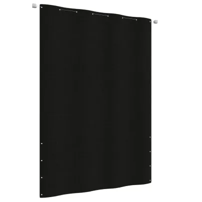 Paravan Balcon Negru Oxford 160x240 cm | Livrare Gratuită
