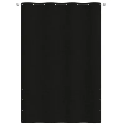 Paravan Balcon Negru Oxford 160x240 cm | Livrare Gratuită