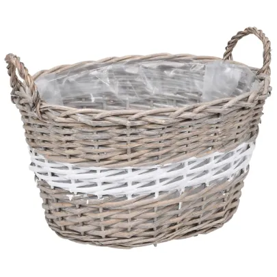 Set 3 Straturi Înălțate Răchită cu Căptușeală PE