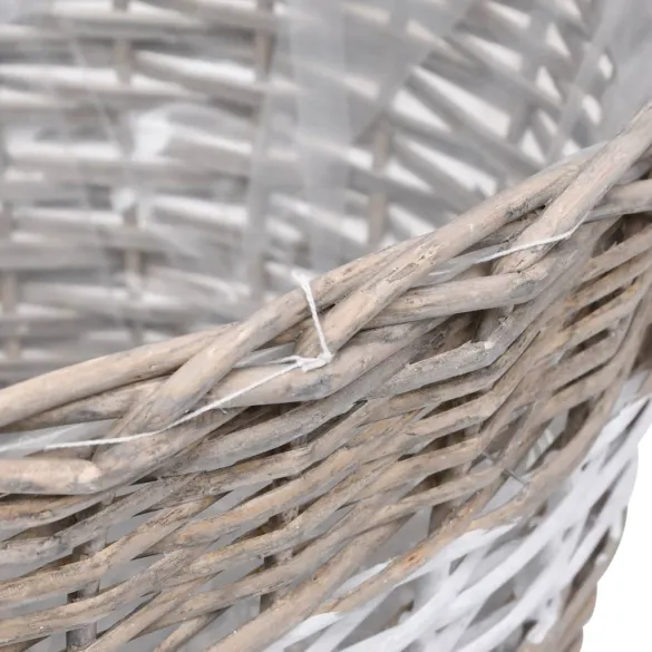 Set 3 Straturi Înălțate Răchită cu Căptușeală PE