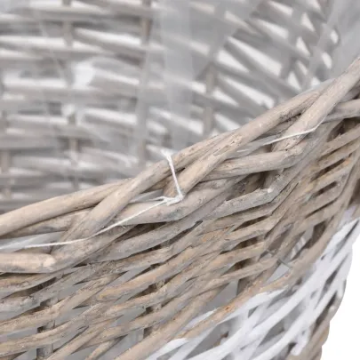 Set 3 Straturi Înălțate Răchită cu Căptușeală PE