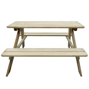Masă picnic copii lemn pin - Livrare gratuită 2