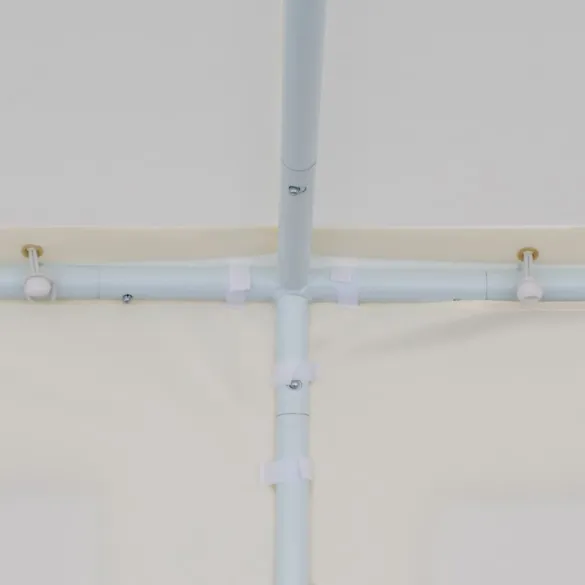 Pavilion Alb pentru Grădină | Rezistent la UV și Apă