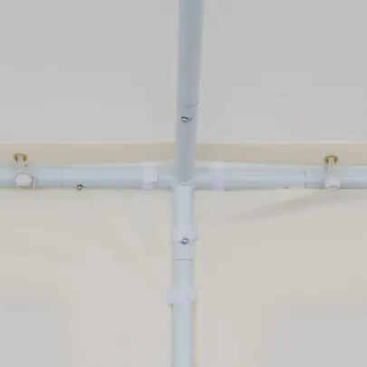 Pavilion Alb pentru Grădină | Rezistent la UV și Apă