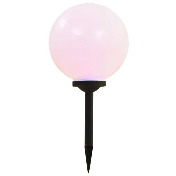 Lămpi Solare Exterior Globuri RGB - 4 buc - Iluminat Decorativ