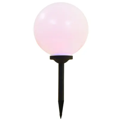 Lămpi Solare Exterior Globuri RGB - 4 buc - Iluminat Decorativ