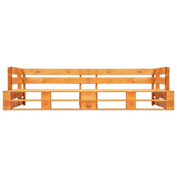 Canapea Grădină 2 Locuri din Paleți Lemn - Livrare Gratuită