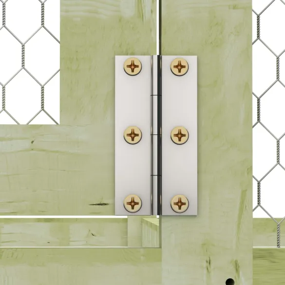 Coteț Păsări Lemn Pin - 6x1,5x2 m - Livrare Gratuită