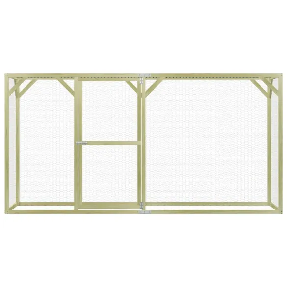 Coteț Păsări Lemn Pin 1.5x3x1.5m - Livrare Gratuită