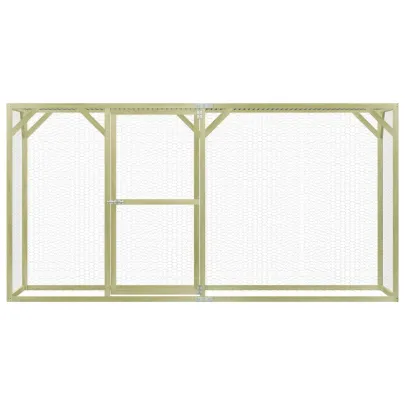 Coteț Păsări Lemn Pin 1.5x3x1.5m - Livrare Gratuită