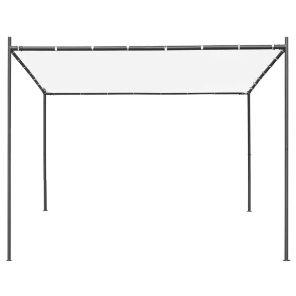 Pavilion Grădină Alb 3x3m - Acoperiș UV Rezistent