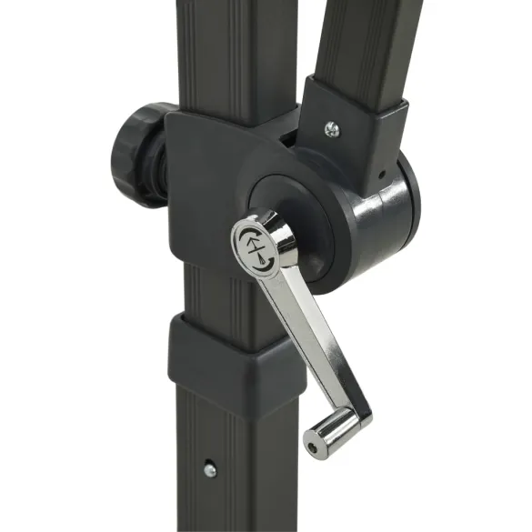 Umbrelă Consolă cu Înveliș Dublu - Verde 250x250 cm