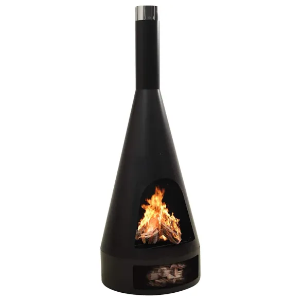 Sobă Grădină XXL Oțel - 60x60x160 cm | Livrare Gratuită