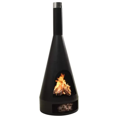 Sobă Grădină XXL Oțel - 60x60x160 cm | Livrare Gratuită