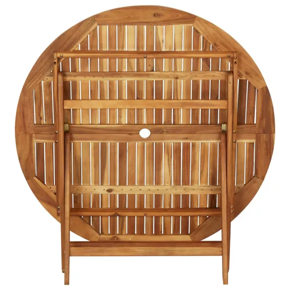 Masă Grădină Pliabilă 120 cm Lemn Acacia | Livrare Gratuită