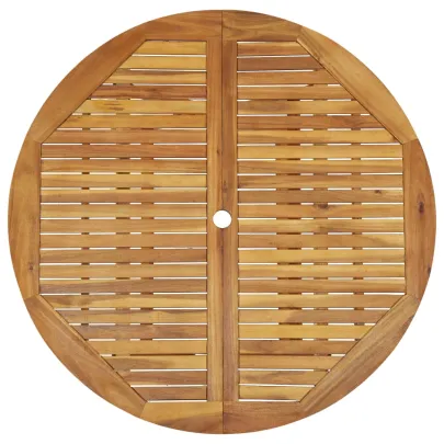 Masă Grădină Pliabilă 120 cm Lemn Acacia | Livrare Gratuită