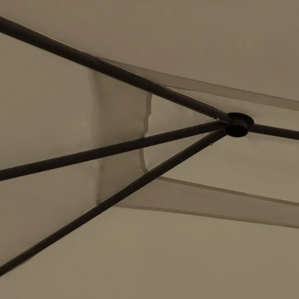 Pavilion Exterior cu Huse Stâlpi | Gri Taupe 2,98x5,3m