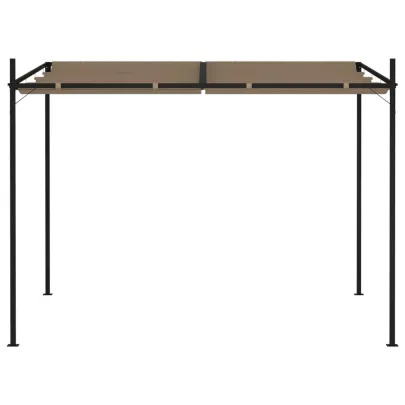 Pavilion Retractabil Gri Taupe 3x3m - Livrare Gratuită