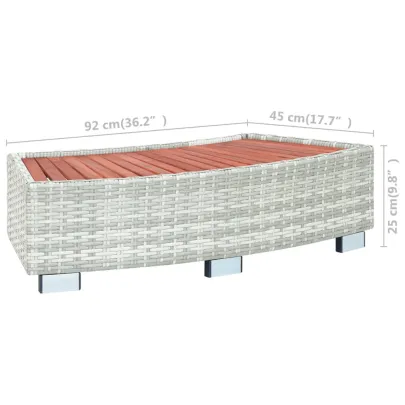 Treaptă pentru Spa Rezistentă la Intemperii - Gri