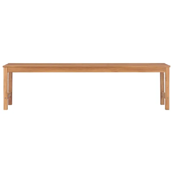 Bancă Grădină Lemn Tec 170 cm | Livrare Gratuită