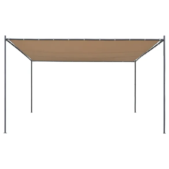 Pavilion Grădină Bej 400x400cm | Acoperiș Rezistent UV