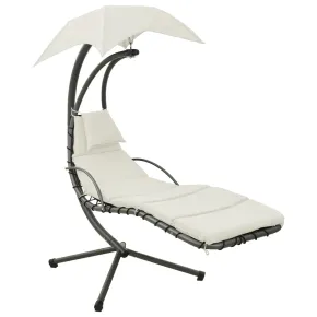 Balansoar Gradina Textil - Crem si Gri - Livrare Gratuita