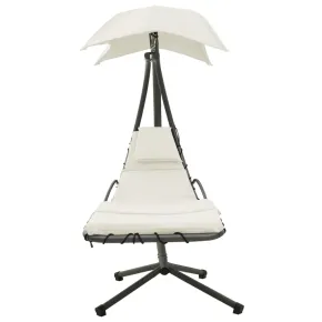 Balansoar Gradina Textil - Crem si Gri - Livrare Gratuita 2