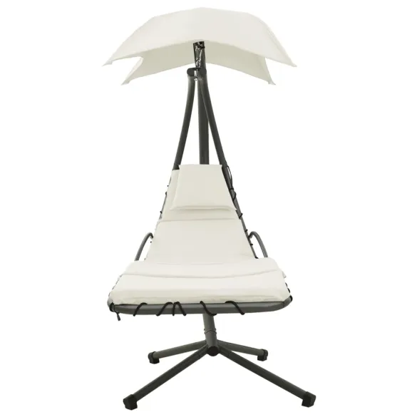 Balansoar Gradina Textil - Crem si Gri - Livrare Gratuita