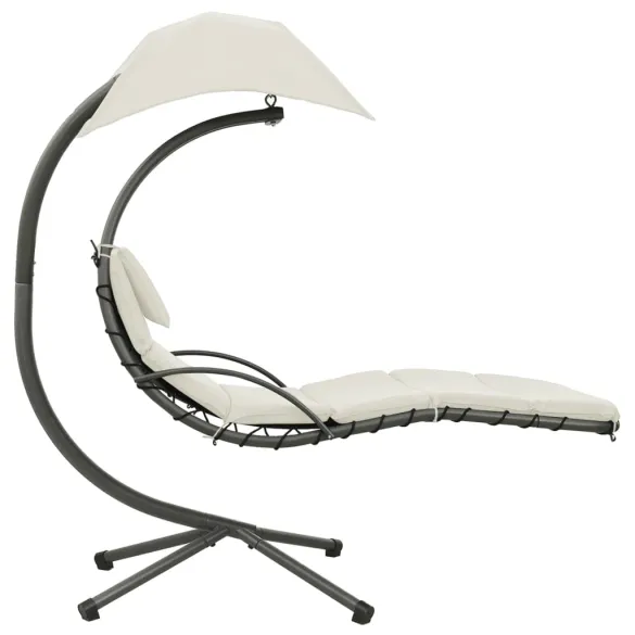 Balansoar Gradina Textil - Crem si Gri - Livrare Gratuita