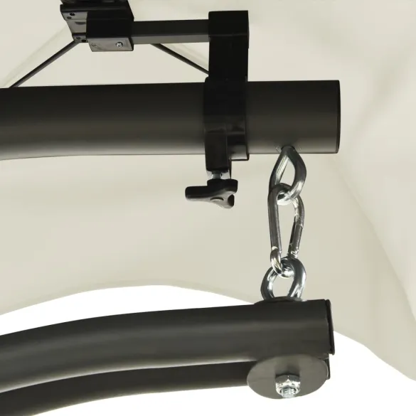 Balansoar Gradina Textil - Crem si Gri - Livrare Gratuita