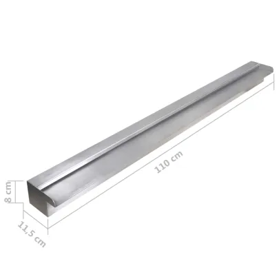 Fântână Piscină Cascadă 110cm Oțel Inoxidabil | Livrare Gratuită