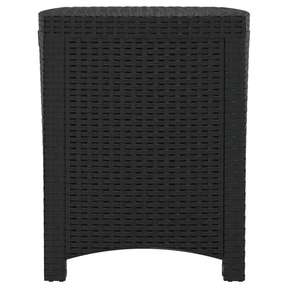 Cutie Depozitare Gradina Ratan PP Grafit 39x39x46 cm