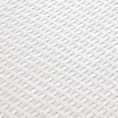 Cutie Depozitare Grădină Albă - Ratan PP - 60x54x41 cm