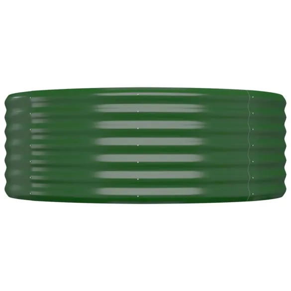 Strat Înălțat Grădină Oțel Galvanizat 544x100x36 cm