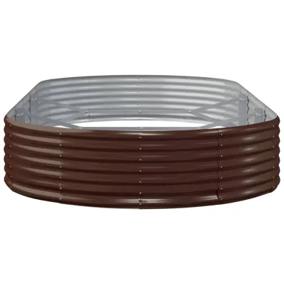 Strat Înălțat Grădină Oțel Galvanizat 296x140x36 cm