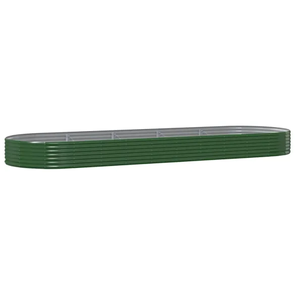 Strat Înălțat Grădină din Oțel Galvanizat 450x140x36 cm