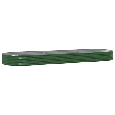 Strat Înălțat Grădină din Oțel Galvanizat 450x140x36 cm