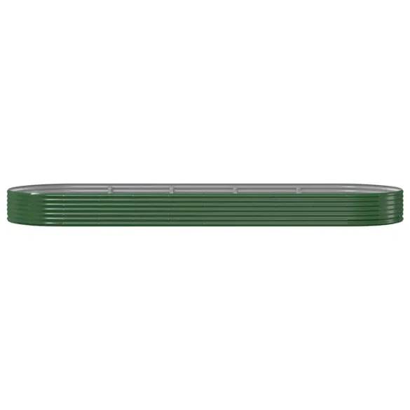 Strat Înălțat Grădină din Oțel Galvanizat 450x140x36 cm