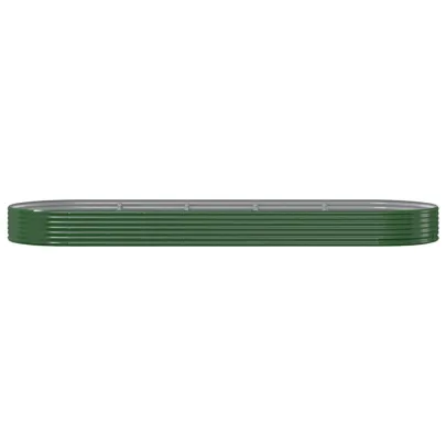 Strat Înălțat Grădină din Oțel Galvanizat 450x140x36 cm