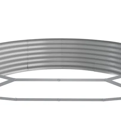 Strat Înălțat Grădină din Oțel Galvanizat 450x140x36 cm