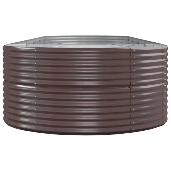 Jardinieră Grădină Maro Oțel Rezistent 510x140x68cm