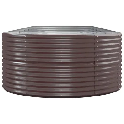 Jardinieră Grădină Maro Oțel Rezistent 510x140x68cm