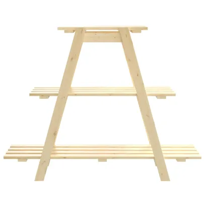 Suport Flori Lemn Masiv de Pin - 101x23x79 cm